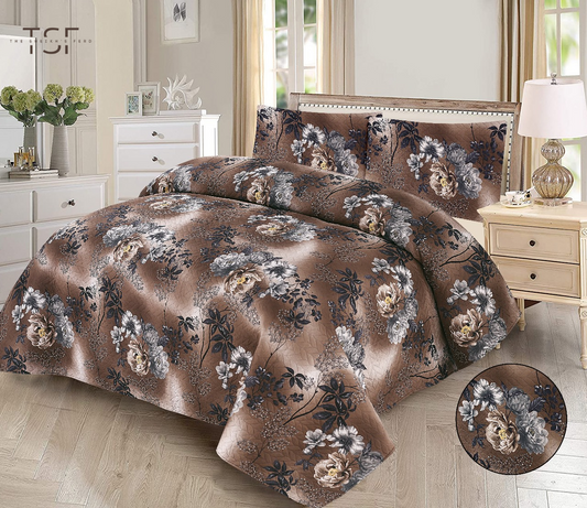 Luxury Bed Sheet Double Bed-Design[TSF-123]