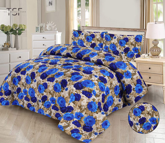 Luxury Bed Sheet Double Bed-Design[TSF-125]