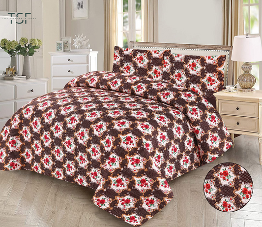 Luxury Bed Sheet Double Bed-Design[TSF-129]