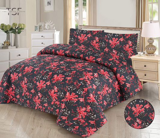 Luxury Bed Sheet Double Bed-Design[TSF-131]