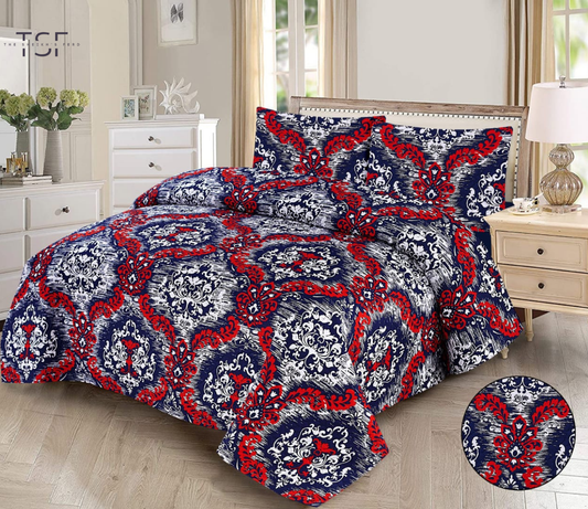 Luxury Bed Sheet Double Bed-Design[TSF-135]