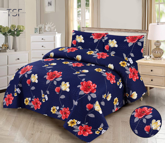 Luxury Bed Sheet Double Bed-Design[TSF-138]