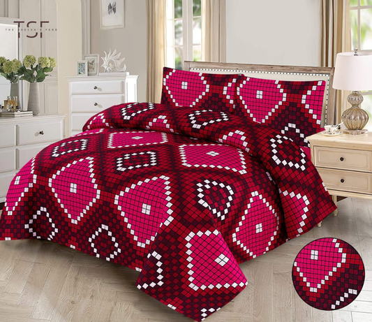 Luxury Bed Sheet Double Bed-Design[TSF-140]