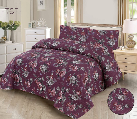 Luxury Bed Sheet Double Bed-Design[TSF-141]