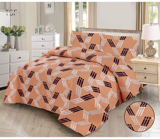 Luxury Bed Sheet Double Bed-Design[TSF-143]