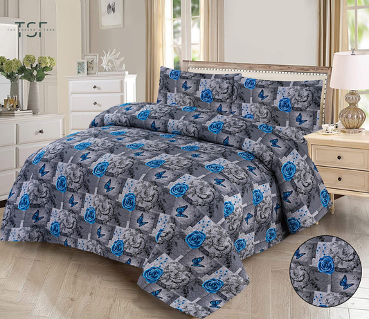 Luxury Bed Sheet Double Bed-Design[TSF-144]