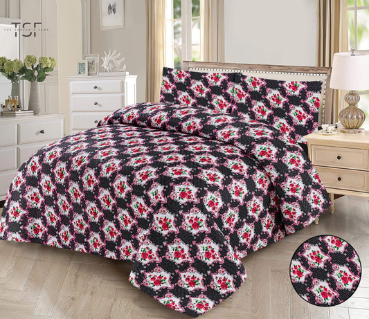 Luxury Bed Sheet Double Bed-Design[TSF-145]
