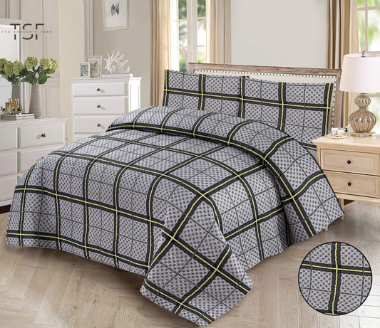 Luxury Bed Sheet Double Bed-Design[TSF-146]