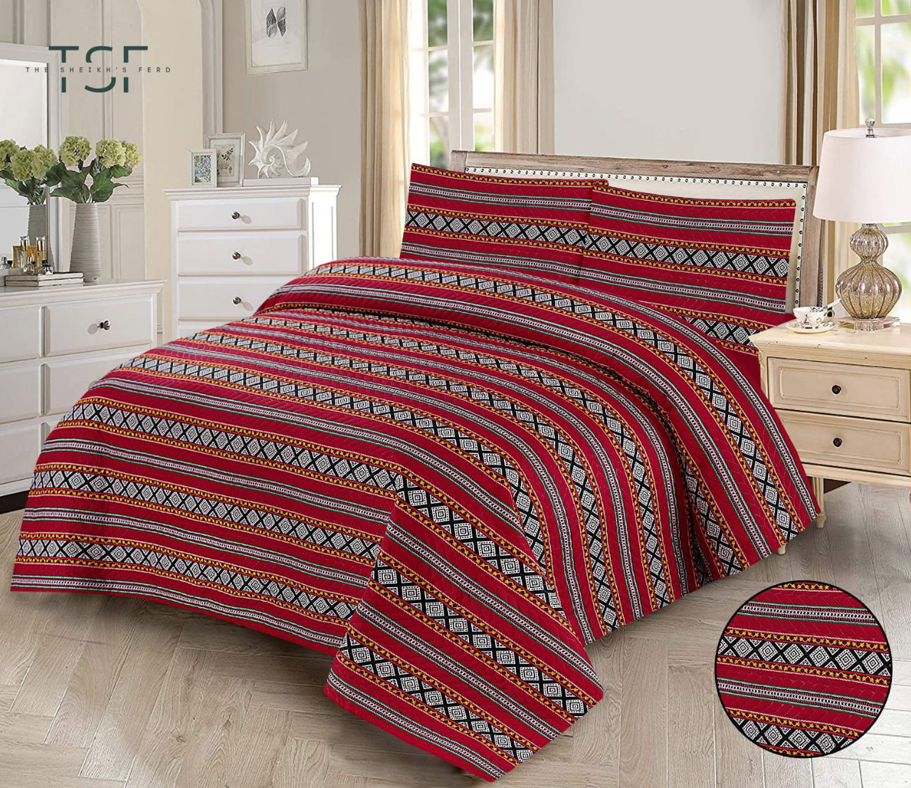 Luxury Bed Sheet Double-Design[TSF-147]