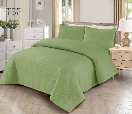 Luxury Bed Sheet Double-Simple Prints [TSF-A16]