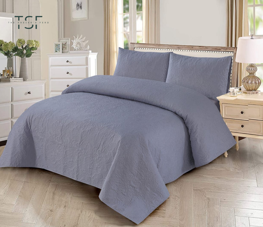 Luxury Bed Sheet Double-Simple Prints [TSF-A19]