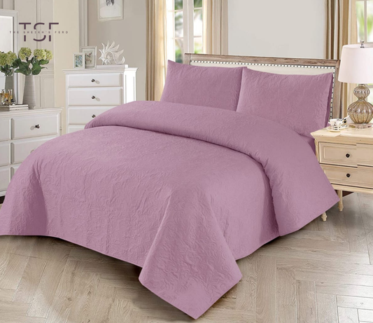 Luxury Bed Sheet Double-Simple Prints [TSF-A26]