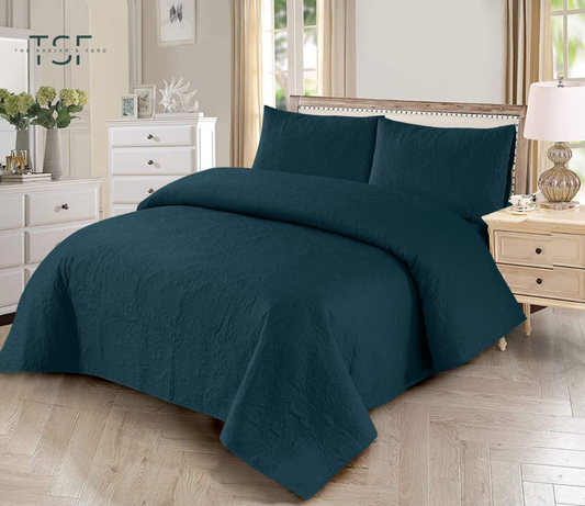 Luxury Bed Sheet Double-Simple Prints [TSF-A27]