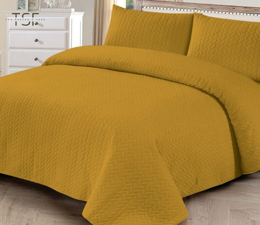 Luxury Bed Sheet Double-Simple Prints [TSF-A28]