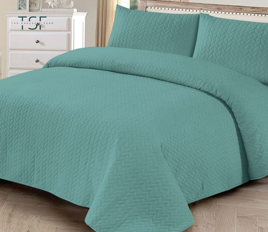 Luxury Bed Sheet Double-Simple Prints [TSF-A29]