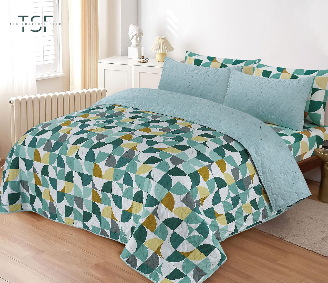 Comforter Set 6Pcs Premium Quality - [TSF-K64]