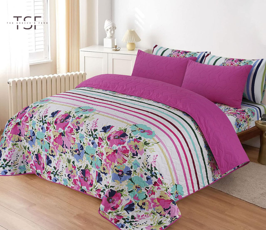 Comforter Set 6Pcs Premium Quality - [TSF-K67]