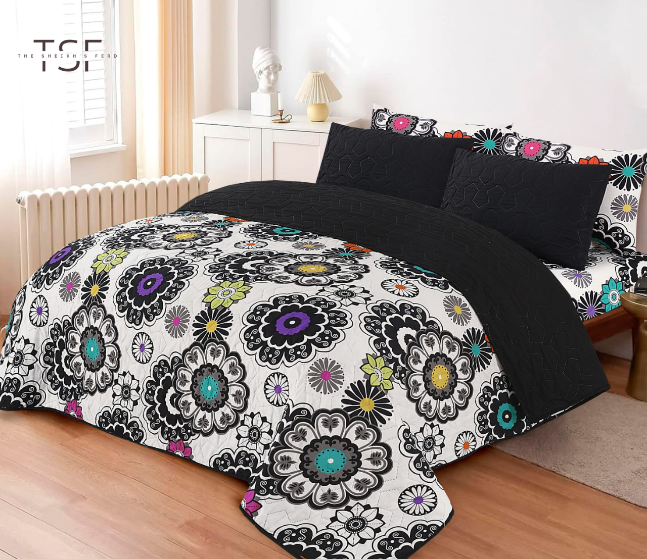 Comforter Set 6Pcs Premium Quality - [TSF-K68]