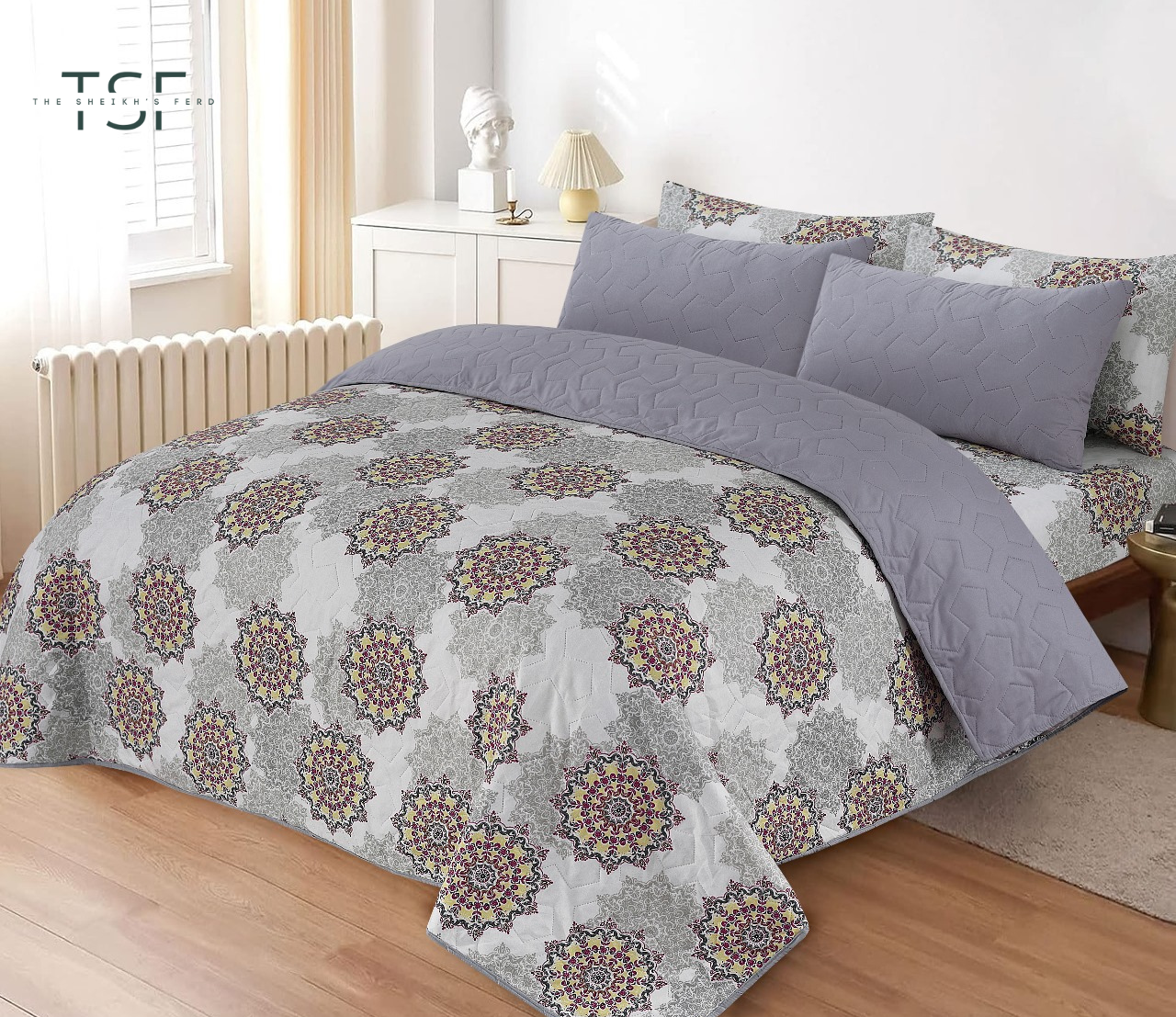Comforter Set 6Pcs Premium Quality - [TSF-K69]