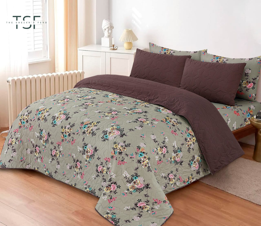 Comforter Set 6Pcs Premium Quality - [TSF-K71]