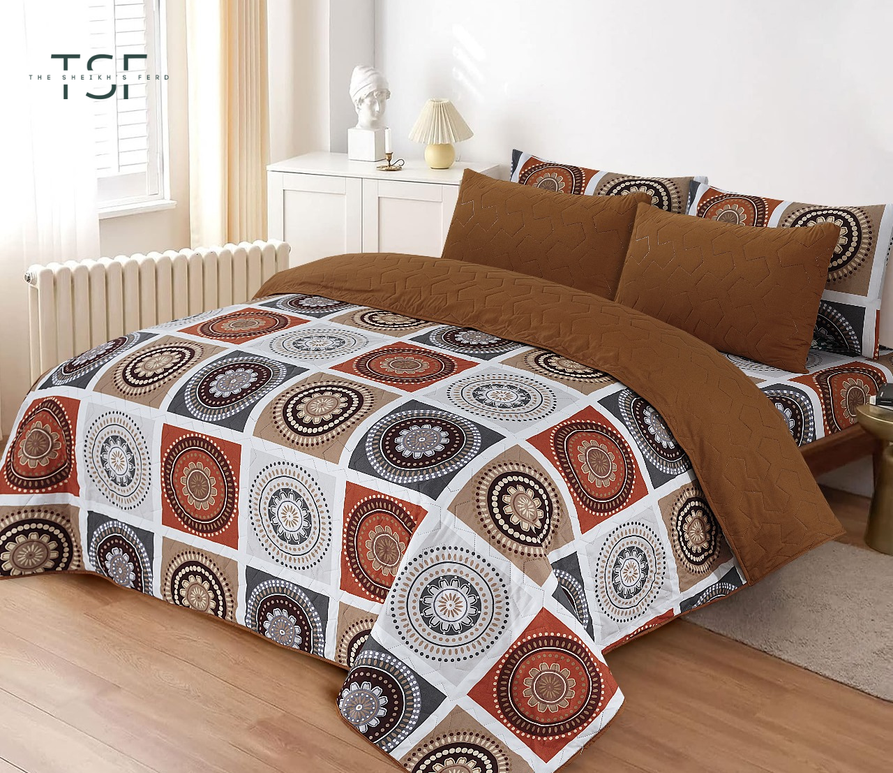 Comforter Set 6Pcs Premium Quality - [TSF-K73]