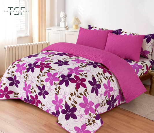 Comforter Set 6Pcs Premium Quality - [TSF-K74]