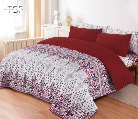Comforter Set 6Pcs Premium Quality - [TSF-K75]