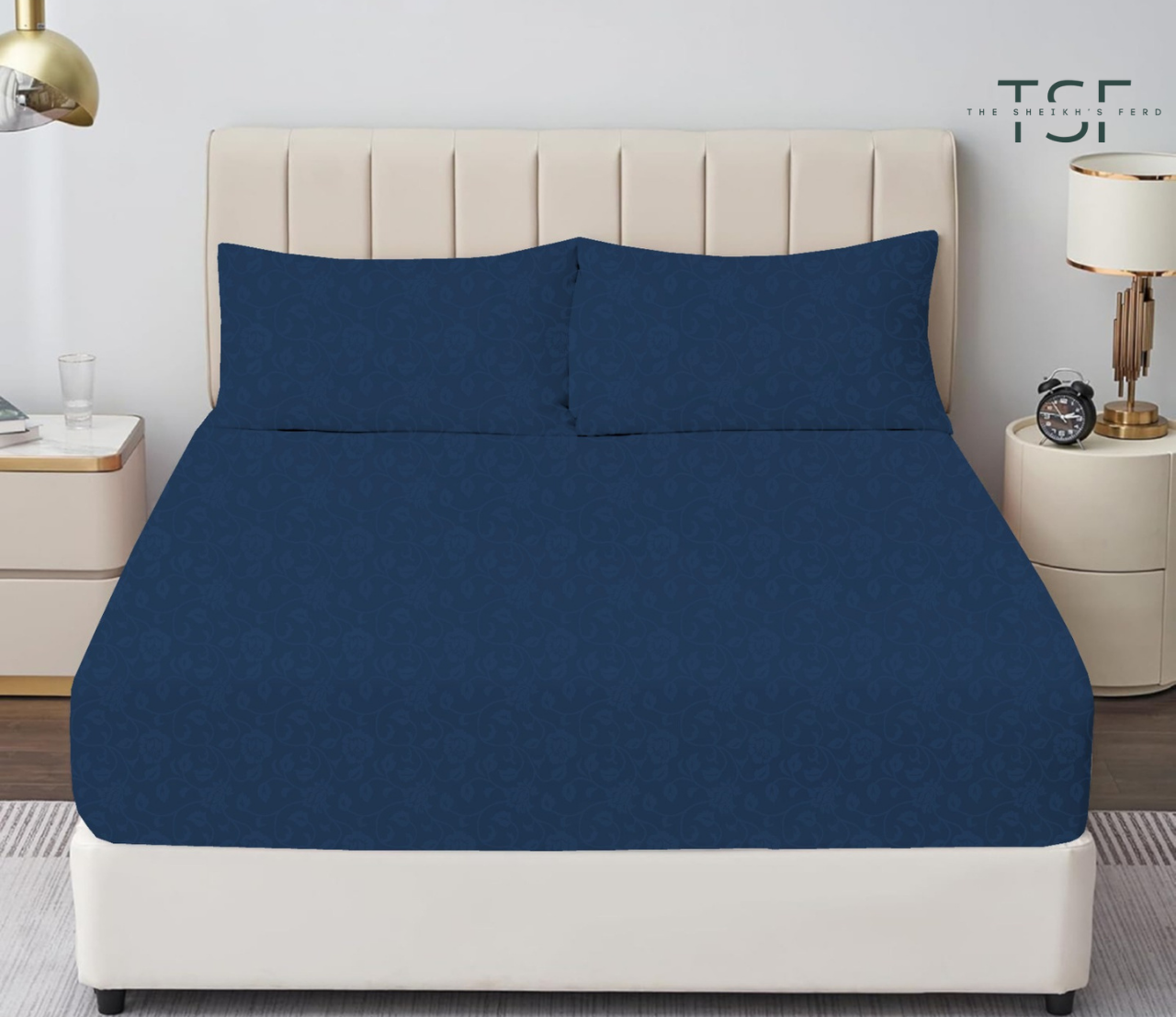 Cotton Bedsheet Double Bed-Mellani-[TSF-M31]