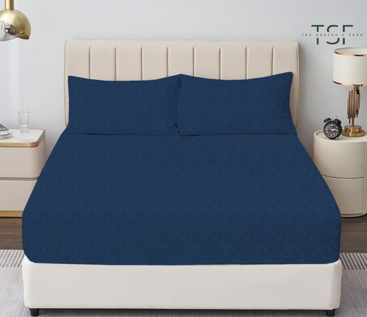 Cotton Bedsheet Double Bed-Mellani-[TSF-M31]