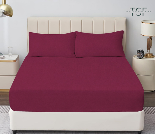 Cotton Bedsheet Double Bed-Mellani-[TSF-M35]