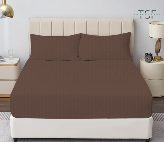Cotton Bedsheet Double Bed-Mellani-[TSF-M38]