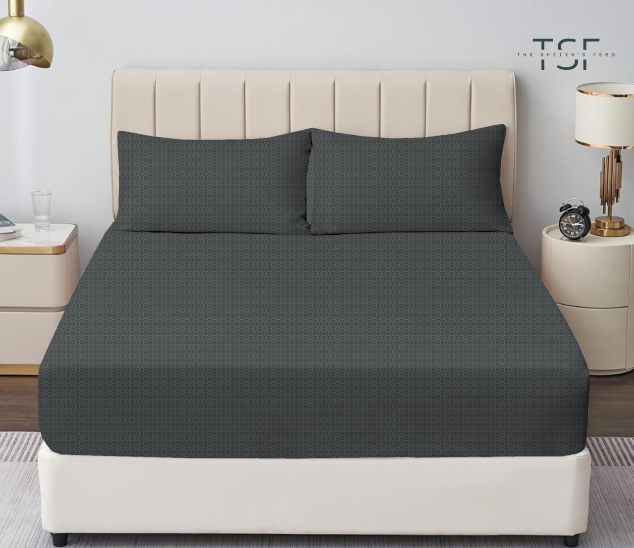Cotton Bedsheet Double Bed-Mellani-[TSF-M39]