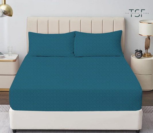 Cotton Bedsheet Double Bed-Mellani-[TSF-M40]