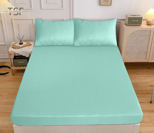 Fitted Bedsheet Double Bed Fine Quality-[TSF-N55]