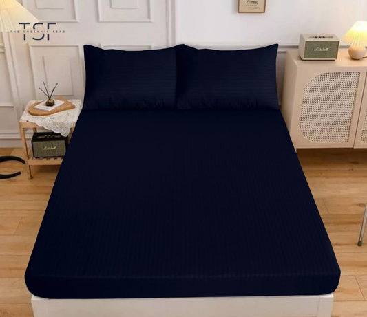 Fitted Bedsheet Double Bed Fine Quality-[TSF-N56]